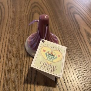 Classic Cookie Stamp - Pink Floral Heart Design